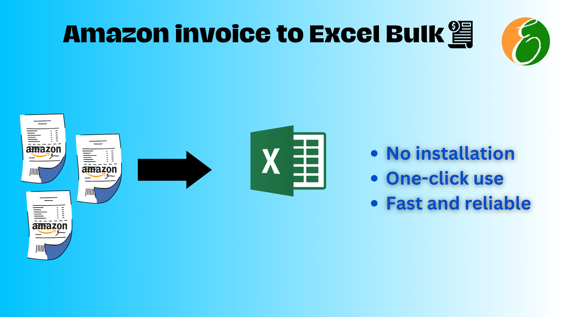 Amazon Invoices to Excel BULK