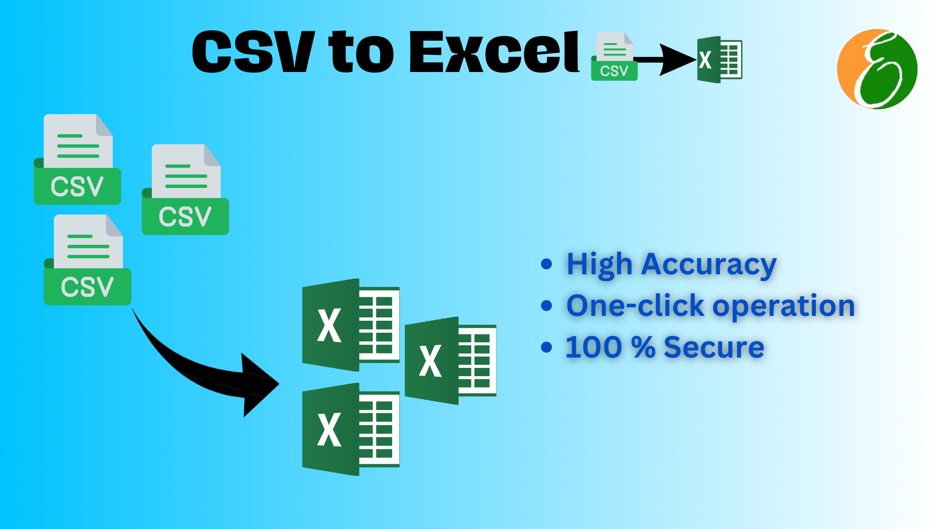 CSV to Excel in BULK