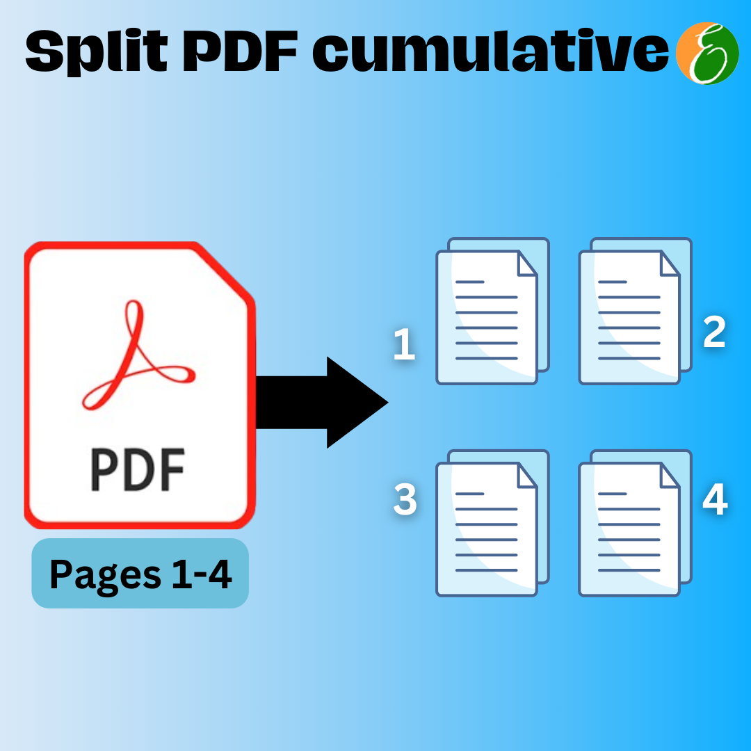 Split PDF Cummulate